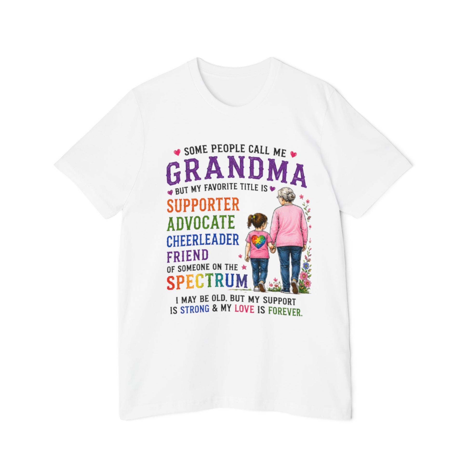Grandma Autism Support T-Shirt – 'Some People Call Me Grandma' Advocate Tee - Geo Rocks The 'Tism