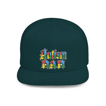 Autism Proud Dad Colorful Embroidered Snapback
