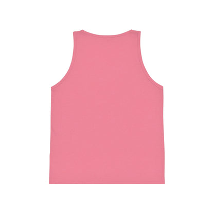 Autism Awareness Kids Tank Top — "Autism: Accept • Understand • Love" Rainbow Puzzle Design