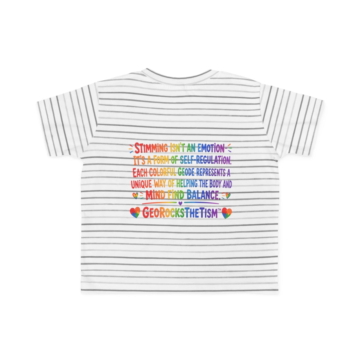 "Music Lover" Stimming Geode Autism Self Sensory Regulation Toddler Tee