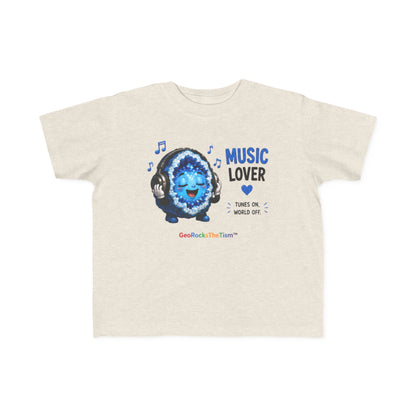 "Music Lover" Stimming Geode Autism Self Sensory Regulation Toddler Tee