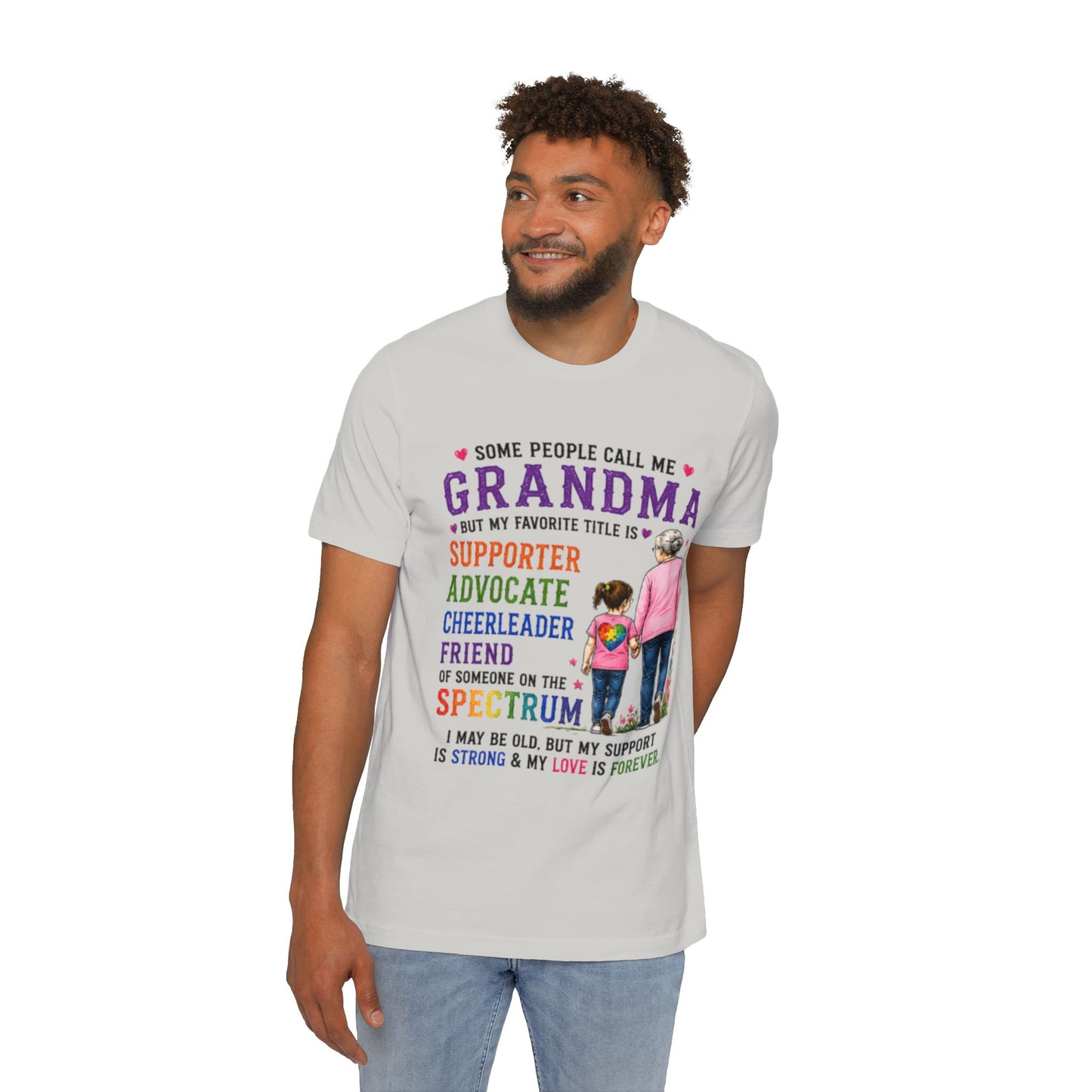 Grandma Autism Support T-Shirt – 'Some People Call Me Grandma' Advocate Tee - Geo Rocks The 'Tism