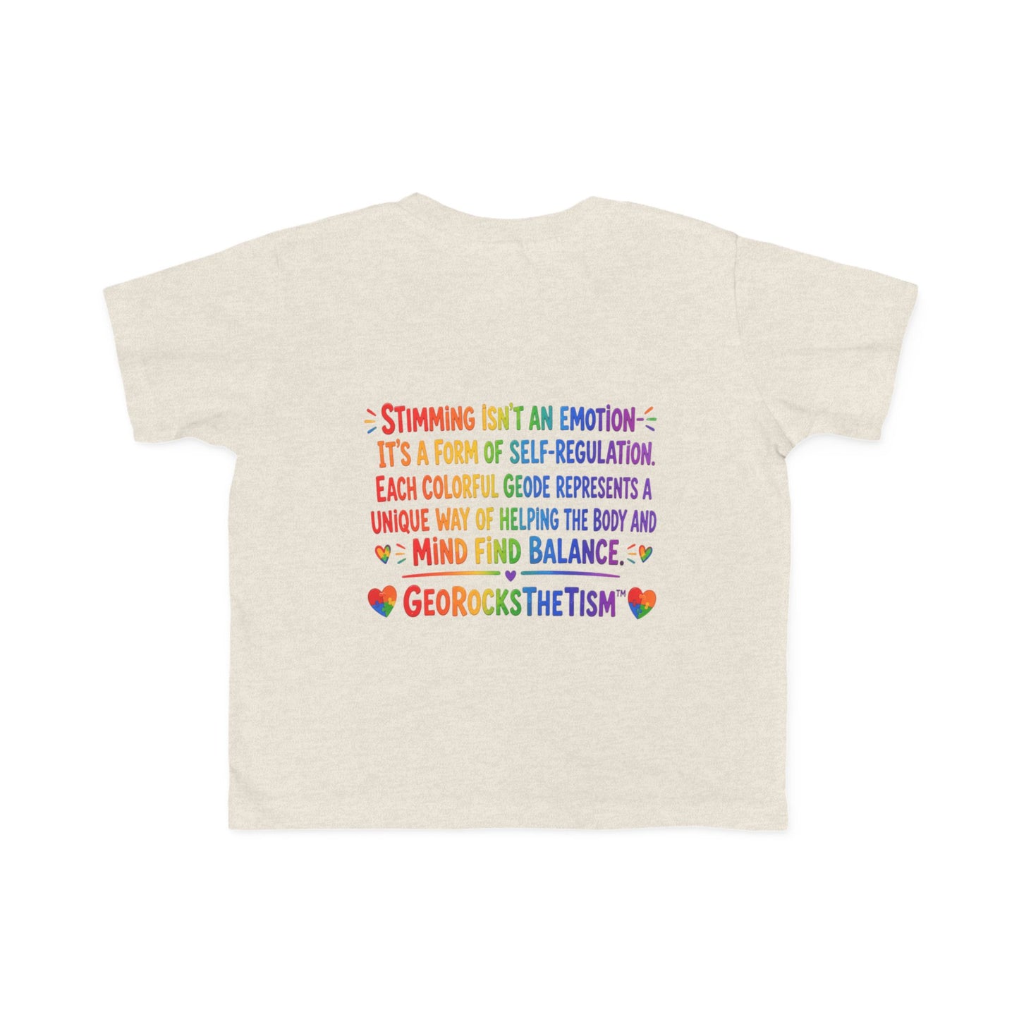 "Music Lover" Stimming Geode Autism Self Sensory Regulation Toddler Tee