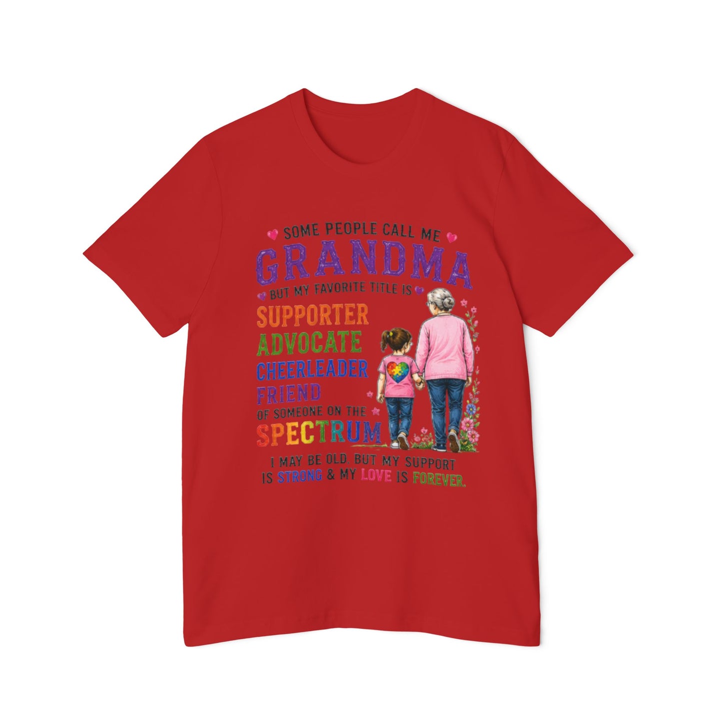 Grandma Autism Support T-Shirt – 'Some People Call Me Grandma' Advocate Tee - Geo Rocks The 'Tism