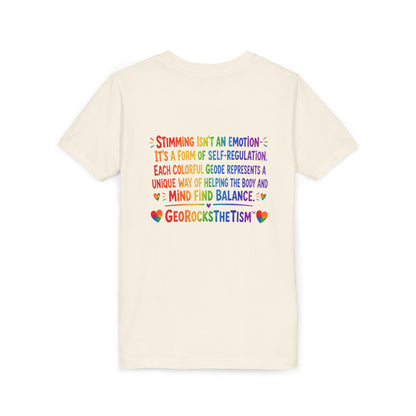 "Music Lover" Stimming Geode-Autism Self Sensory Regulation Youth Tee