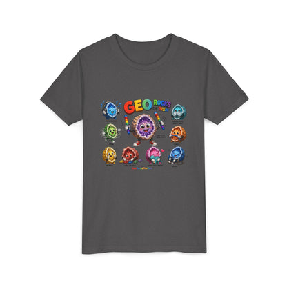 Stimming Colorful Geodes Education- Youth Tee