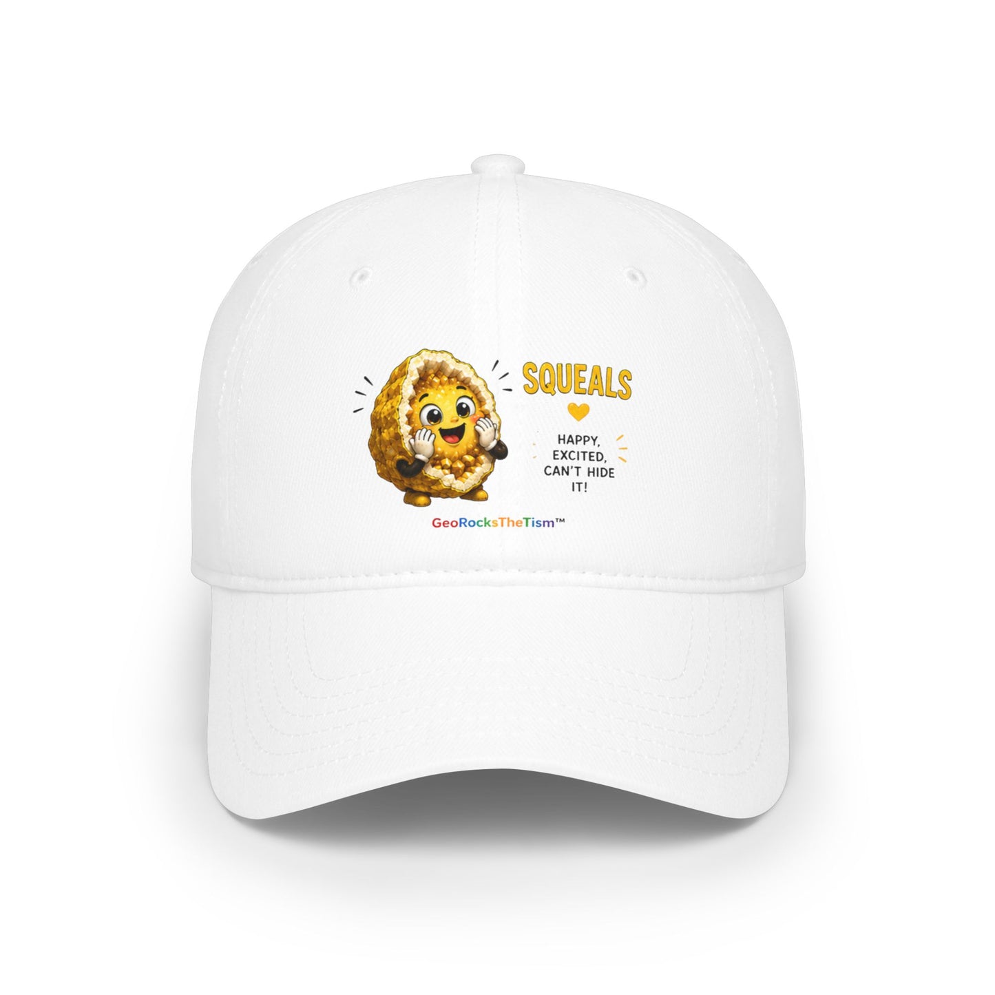 "Squeals" Stimming Geode -Autism Self Sensory Regulation Cap
