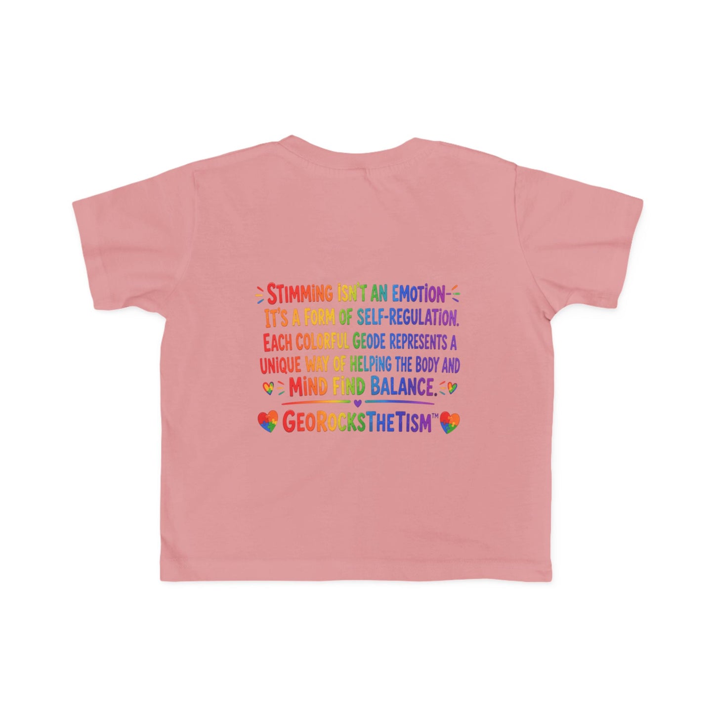 "Music Lover" Stimming Geode Autism Self Sensory Regulation Toddler Tee