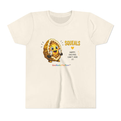 “Squeals” Stimming Geode -Autism Self Sensory Regulation Youth Tee