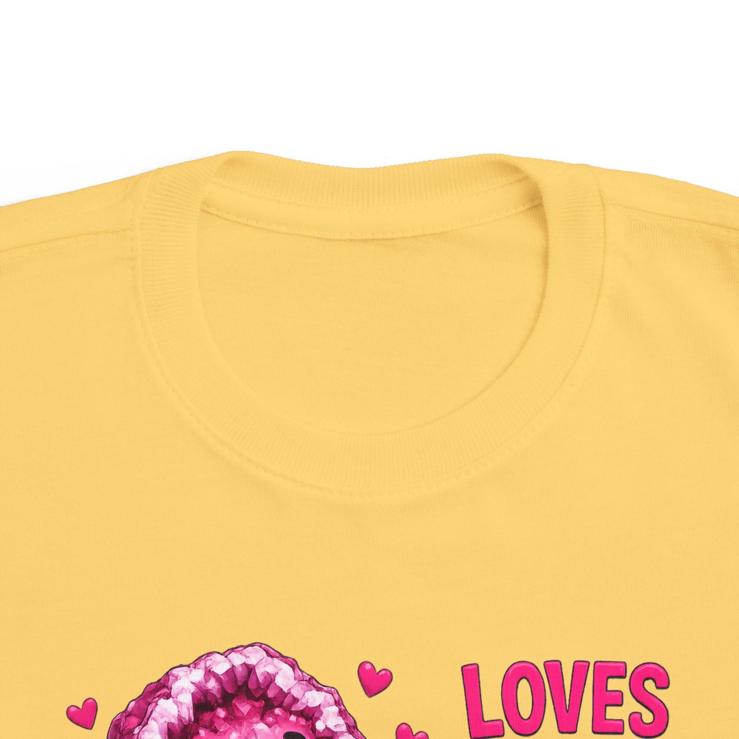 “Loves Soft Things” Stimming Geode Autism Self Sensory Regulation Toddler Tee