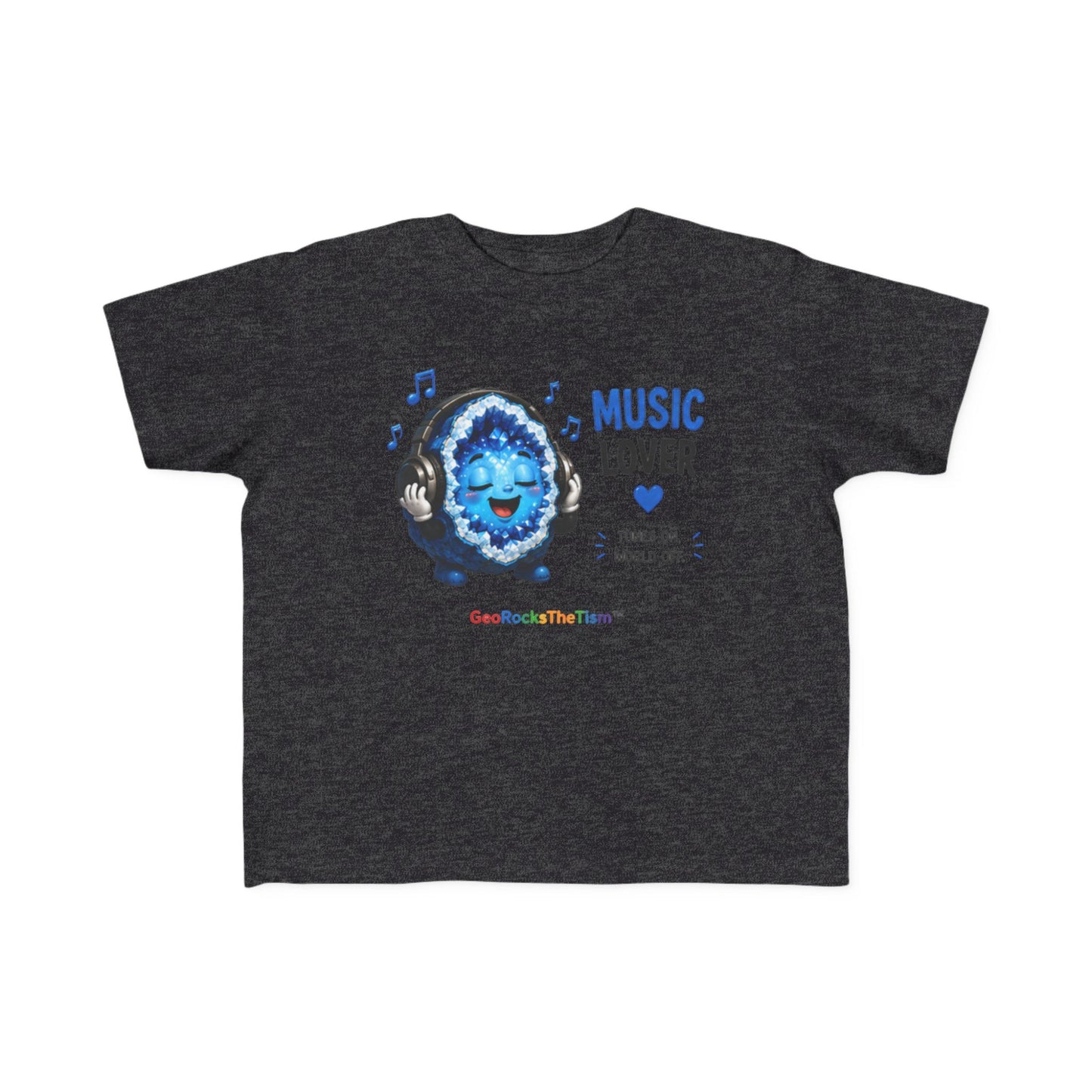 "Music Lover" Stimming Geode Autism Self Sensory Regulation Toddler Tee