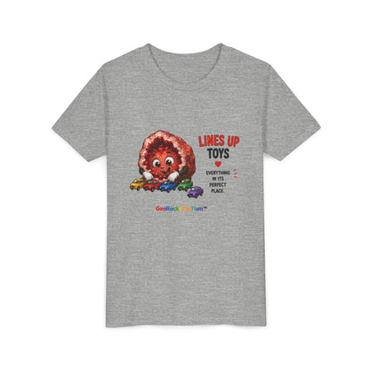 "Lines Up Toys" Stimming Geode -Autism Self Sensory Regulation Youth Tee