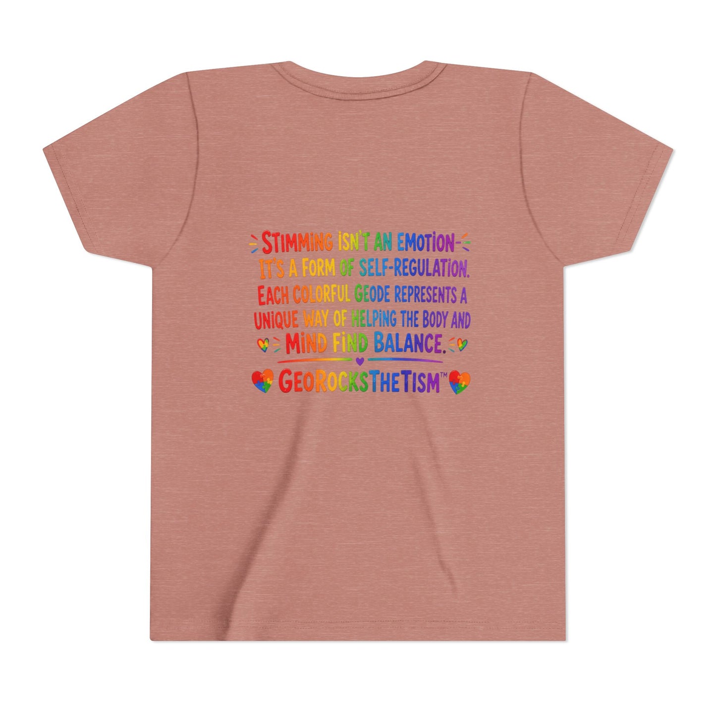 "Rocking" Stimming Geode -Autism Self Sensory Regulation Youth Tee