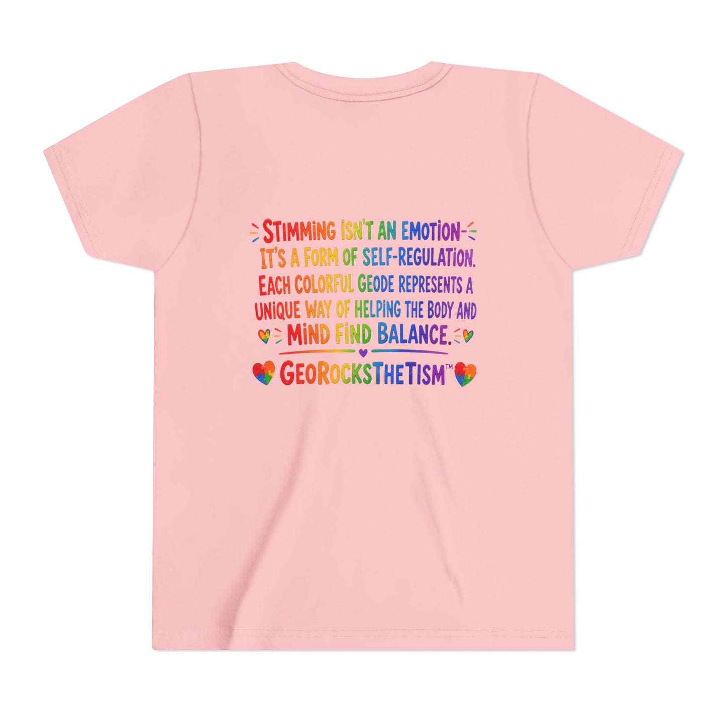 “Squeals” Stimming Geode -Autism Self Sensory Regulation Youth Tee