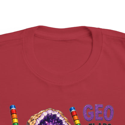 "Geo Flaps with Sticks" Stimming Geode Autism Self Sensory Regulation Toddler Tee