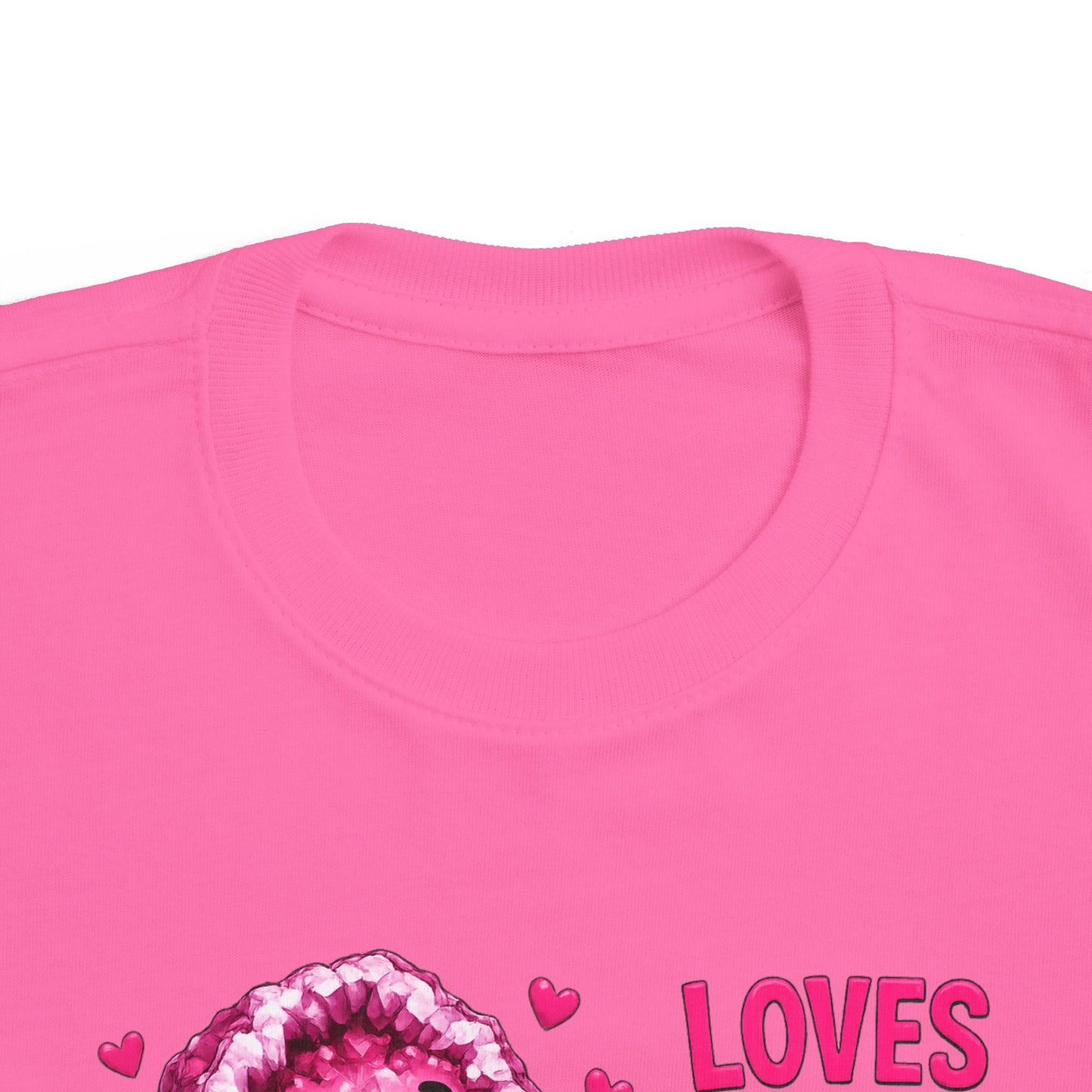 “Loves Soft Things” Stimming Geode Autism Self Sensory Regulation Toddler Tee