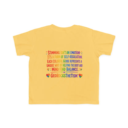 "Music Lover" Stimming Geode Autism Self Sensory Regulation Toddler Tee