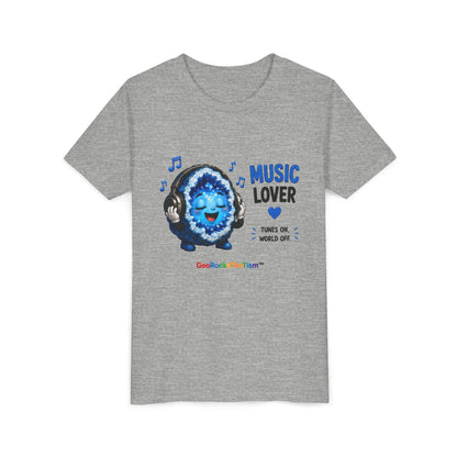 "Music Lover" Stimming Geode-Autism Self Sensory Regulation Youth Tee