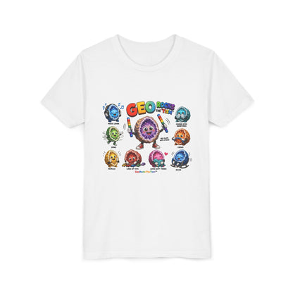 Stimming Colorful Geodes Education- Youth Tee