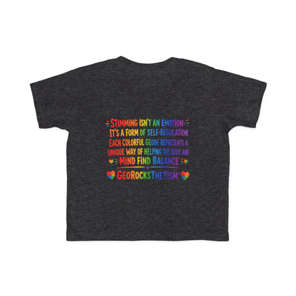 "Lines Up Toys" Stimming Geode Autism Self Sensory Regulation Toddler Tee
