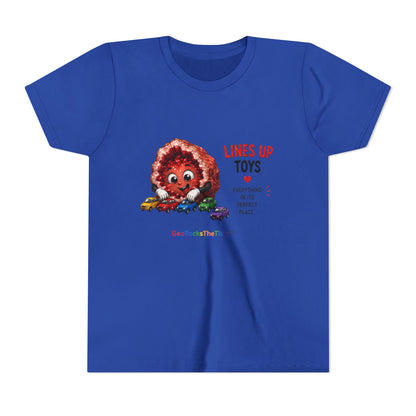"Lines Up Toys" Stimming Geode -Autism Self Sensory Regulation Youth Tee