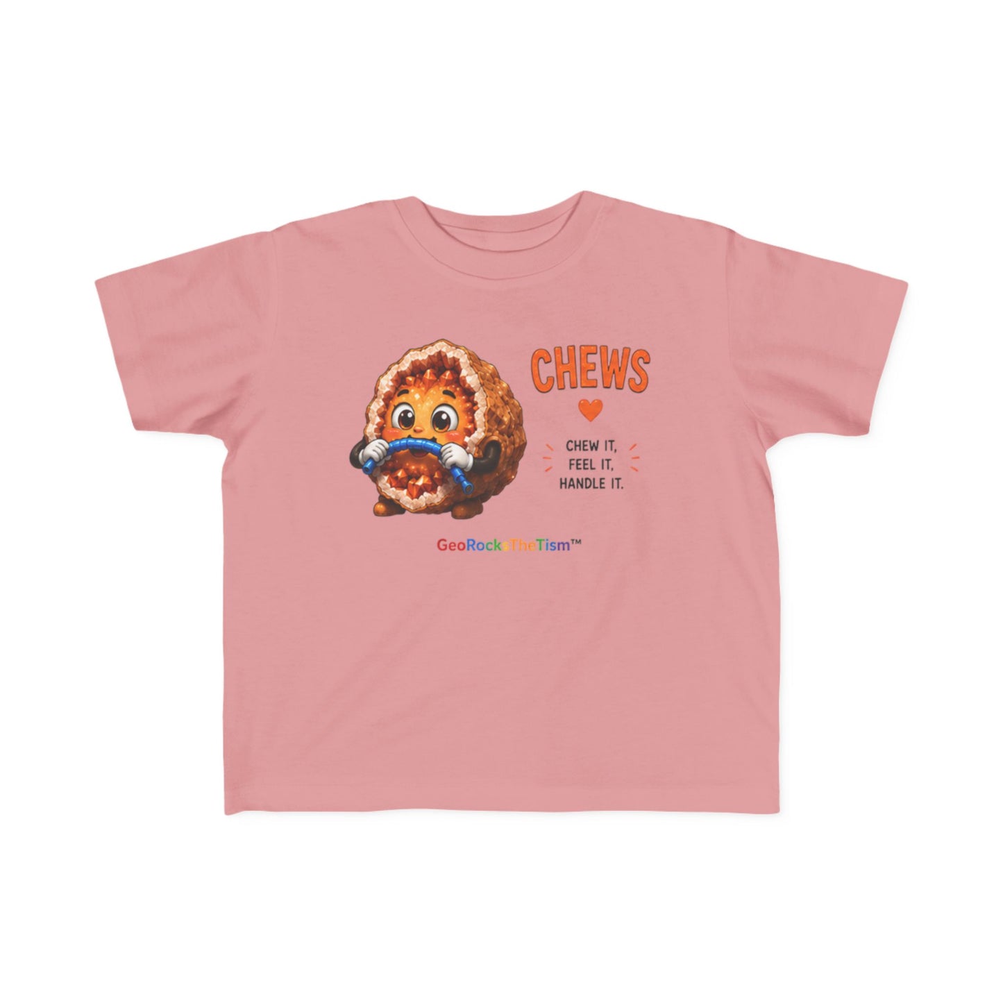 “Chews” Stimming Geode Autism Self Sensory Regulation Toddler Tee