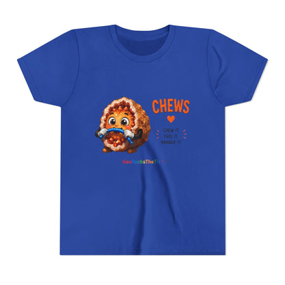 "CHEWS" Stimming Geode -Autism Self Sensory Regulation Youth Tee