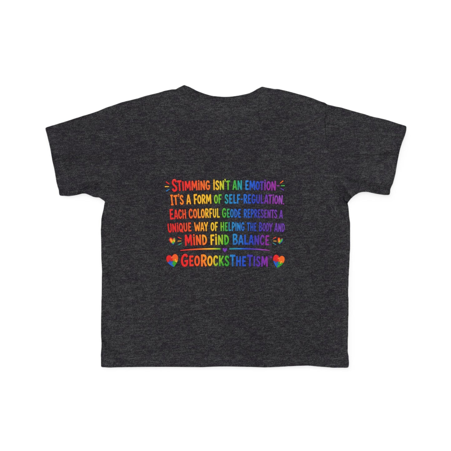 Educational Stimming Geode -Autism Self Sensory Regulation Toddler Tee
