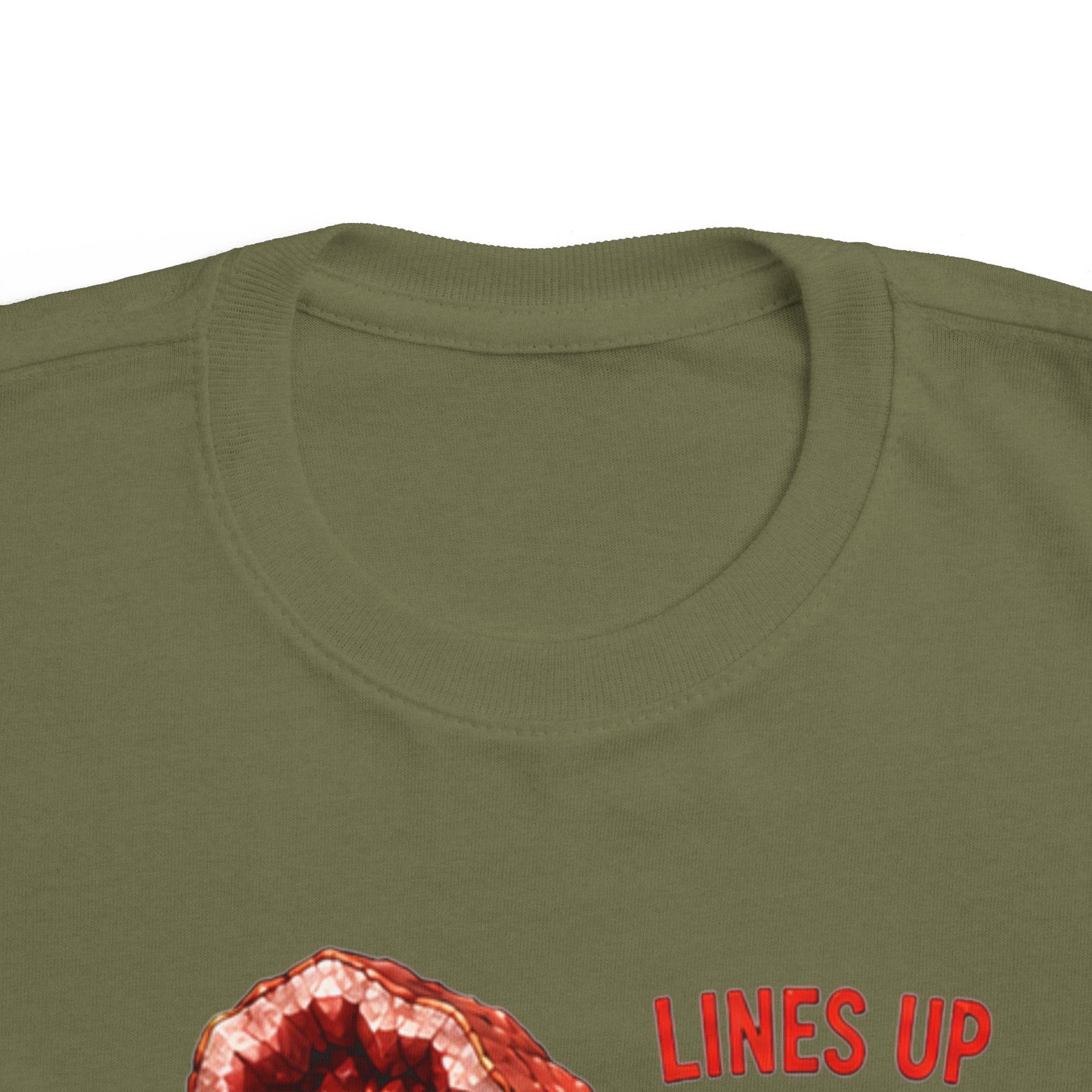 "Lines Up Toys" Stimming Geode Autism Self Sensory Regulation Toddler Tee