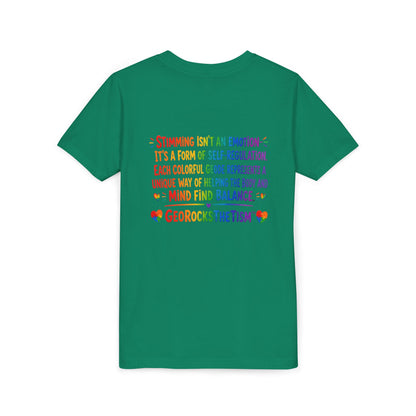 "Music Lover" Stimming Geode-Autism Self Sensory Regulation Youth Tee