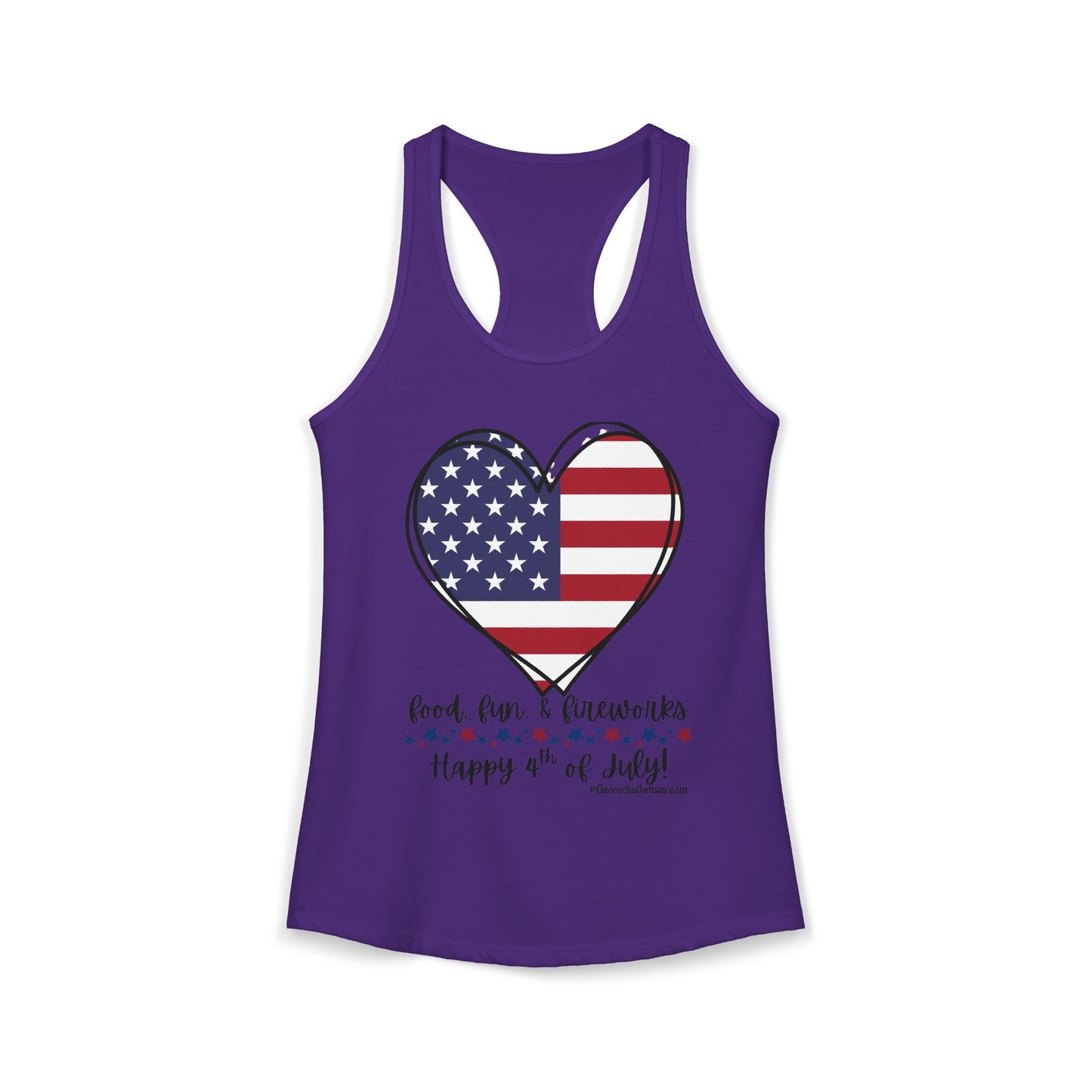 All Heart for America Racerback Tank