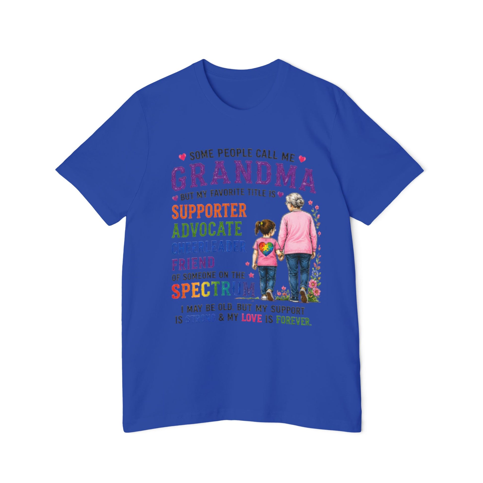 Grandma Autism Support T-Shirt – 'Some People Call Me Grandma' Advocate Tee - Geo Rocks The 'Tism