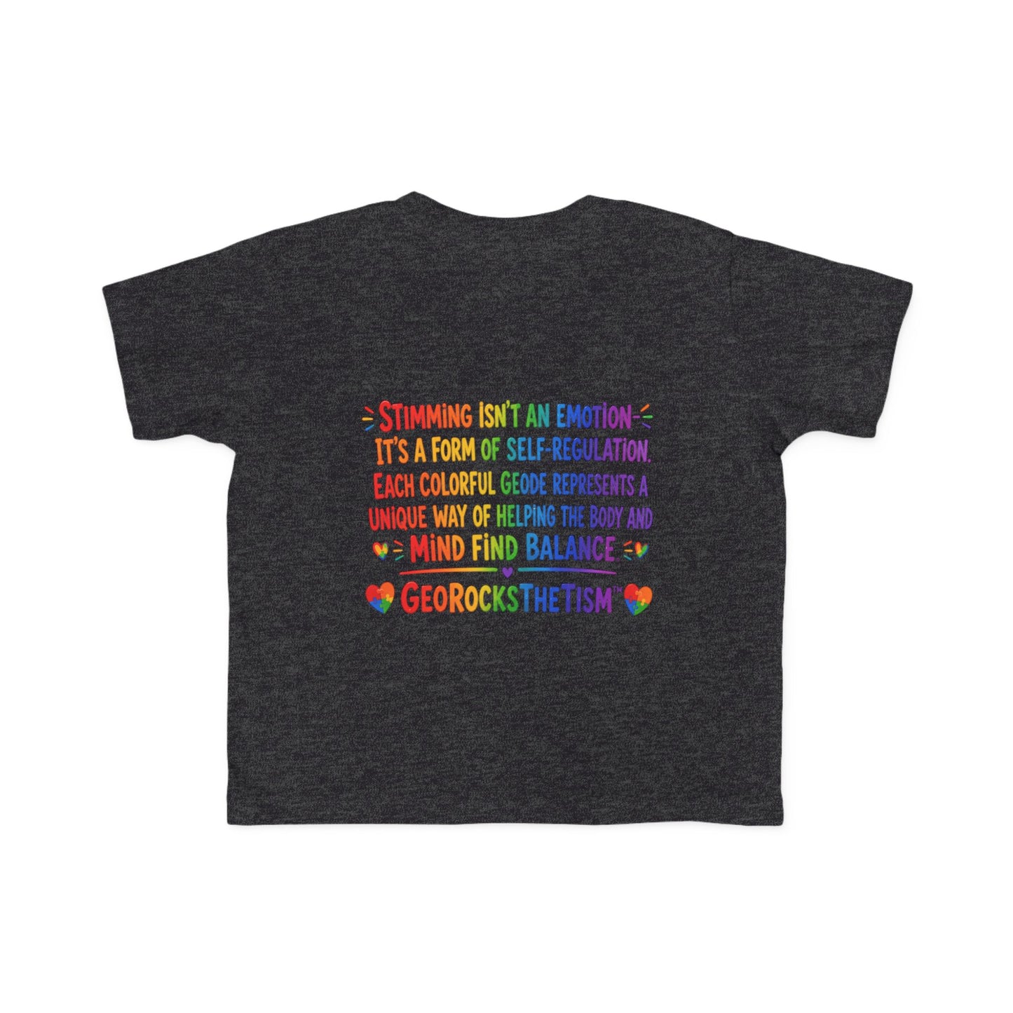 "Music Lover" Stimming Geode Autism Self Sensory Regulation Toddler Tee