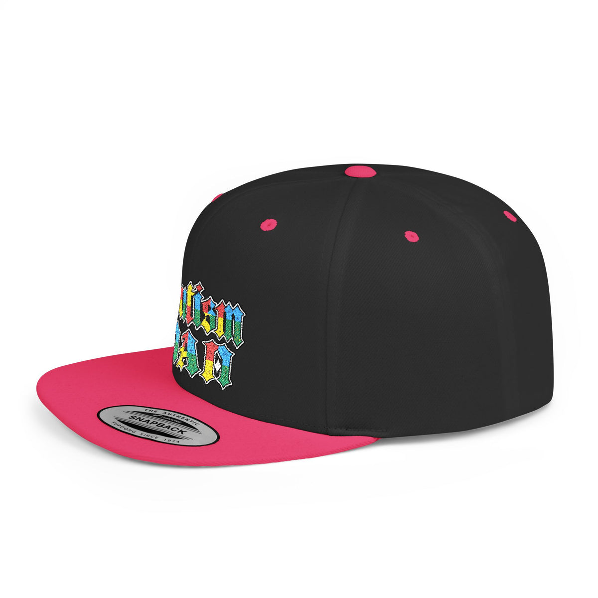 Autism Proud Dad Colorful Embroidered Snapback