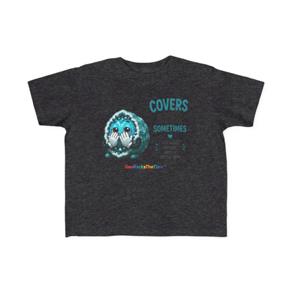 “Covers Eyes Sometimes” Stimming Geode Autism Self Sensory Regulation Toddler Tee