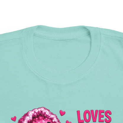 “Loves Soft Things” Stimming Geode Autism Self Sensory Regulation Toddler Tee