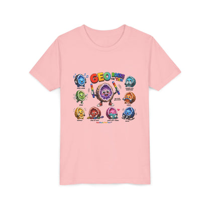 Stimming Colorful Geodes Education- Youth Tee
