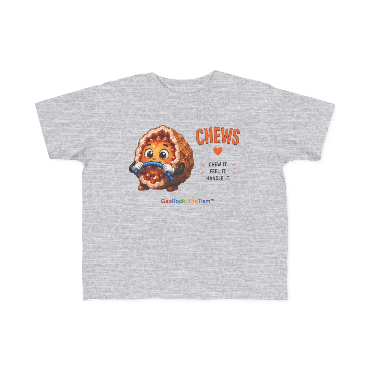 “Chews” Stimming Geode Autism Self Sensory Regulation Toddler Tee