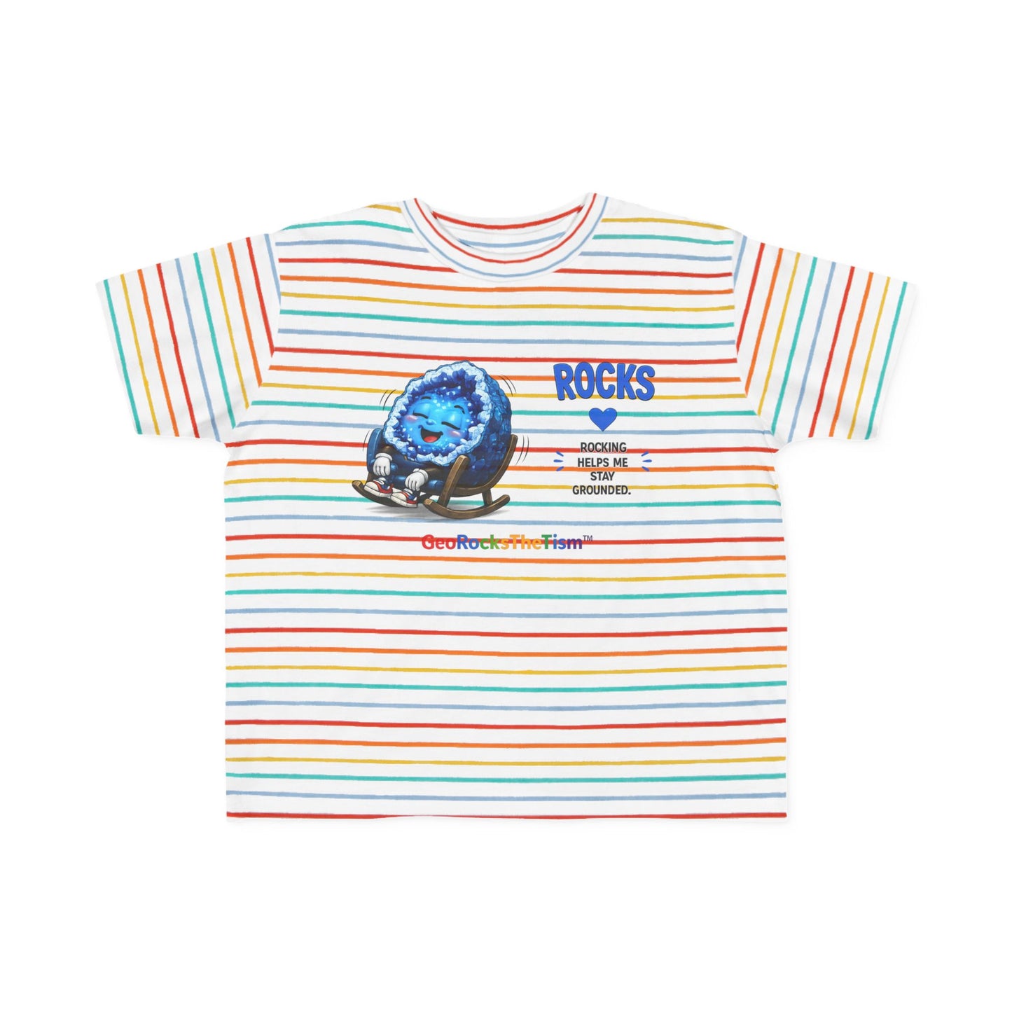 “Rocking” Stimming Geode Autism Self Sensory Regulation Toddler Tee