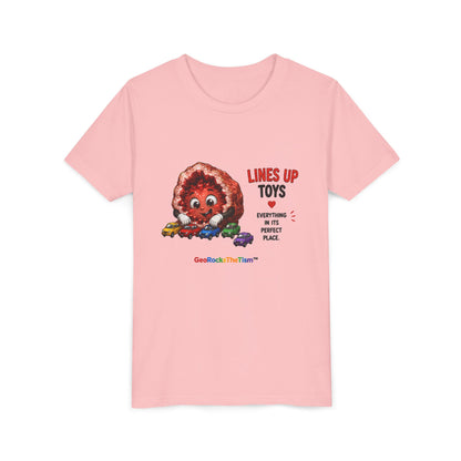 "Lines Up Toys" Stimming Geode -Autism Self Sensory Regulation Youth Tee