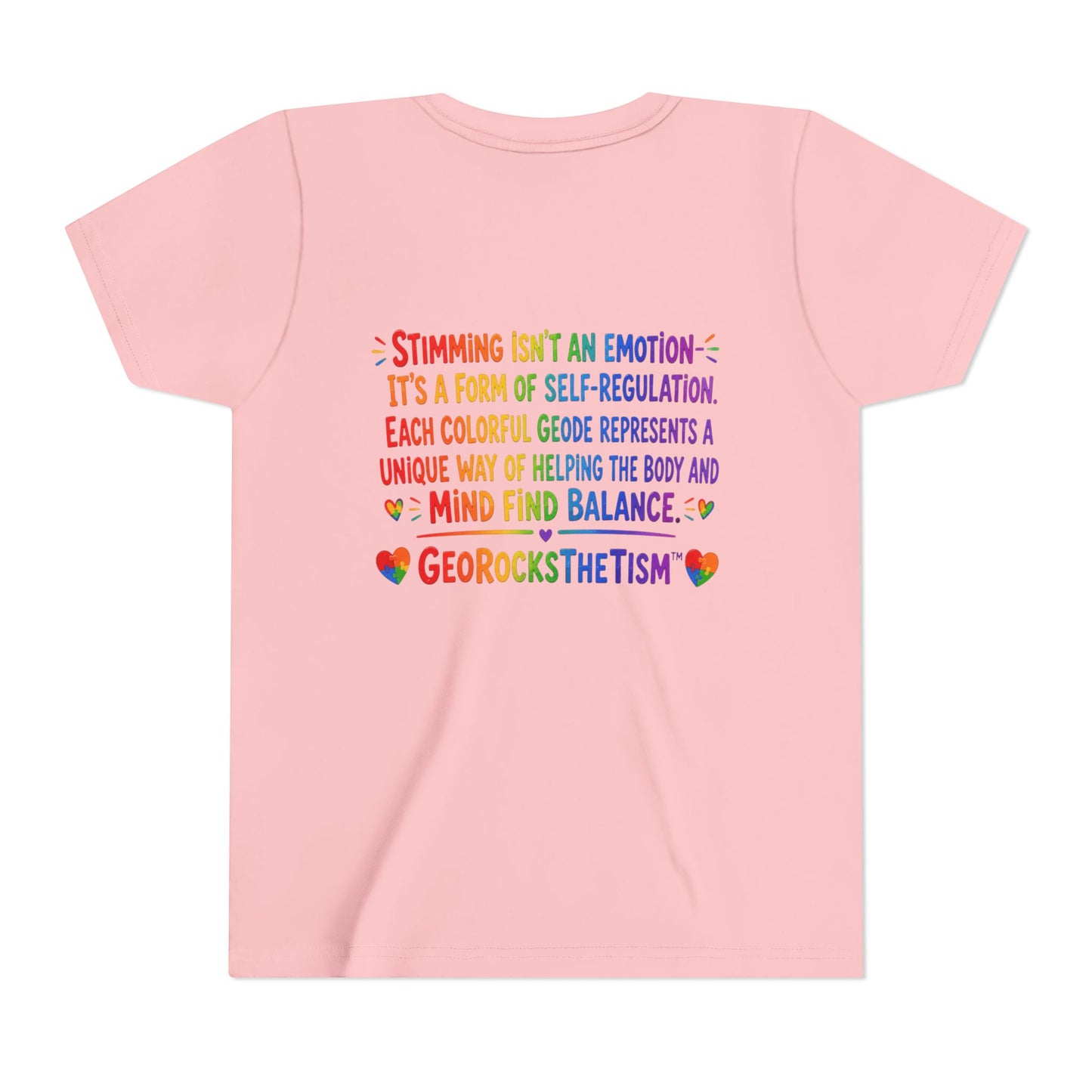 "Spins" Stimming Geode -Autism Self Sensory Regulation Youth Tee