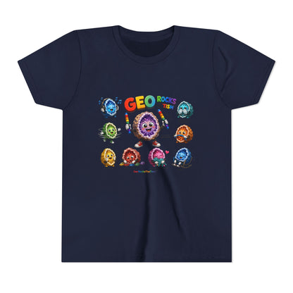 Stimming Colorful Geodes Education- Youth Tee