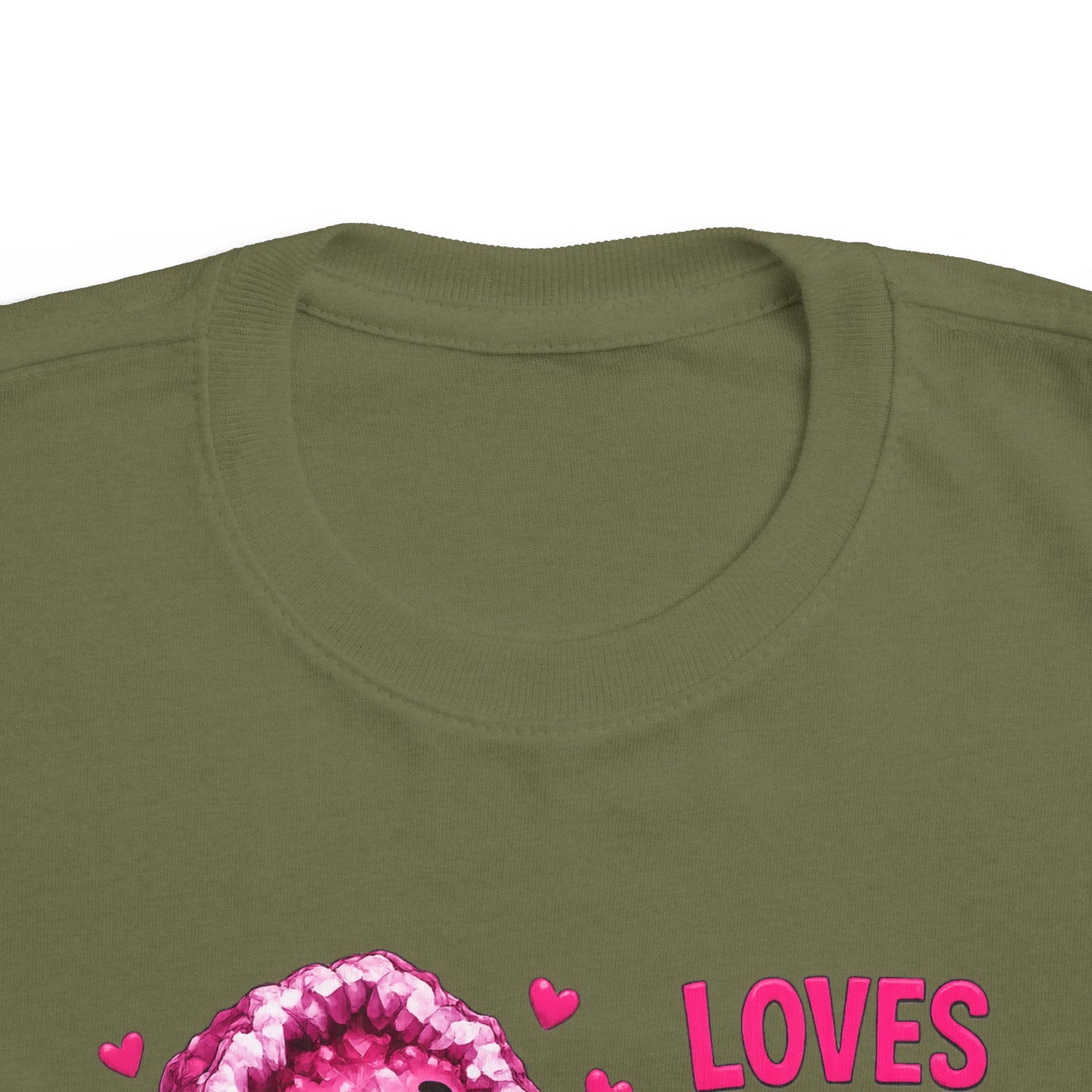 “Loves Soft Things” Stimming Geode Autism Self Sensory Regulation Toddler Tee