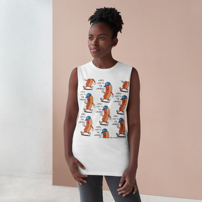 Unisex Hot Dog Era Muscle Tank
