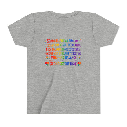 "Covers Eyes" Stimming Geode -Autism Self Sensory Regulation Youth Tee