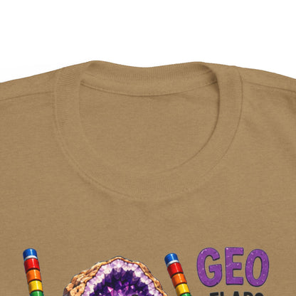 "Geo Flaps with Sticks" Stimming Geode Autism Self Sensory Regulation Toddler Tee