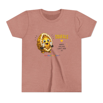 “Squeals” Stimming Geode -Autism Self Sensory Regulation Youth Tee