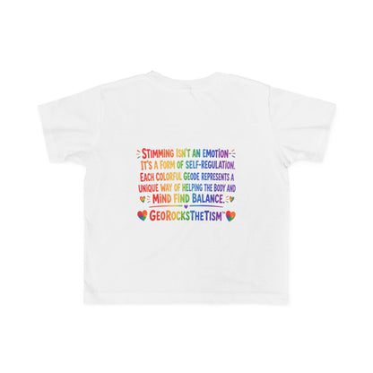 Educational Stimming Geode -Autism Self Sensory Regulation Toddler Tee