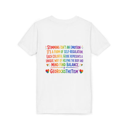 "Lines Up Toys" Stimming Geode -Autism Self Sensory Regulation Youth Tee