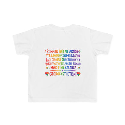 "Music Lover" Stimming Geode Autism Self Sensory Regulation Toddler Tee